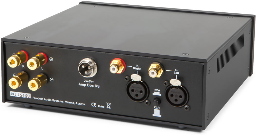 Pro-Ject Amp-Box RS Mono med 1 st rör ECC 88 | hifi skane