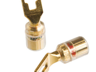 Supra Combicon Spade Red/blk 2 Pairs Högtalarkontakt